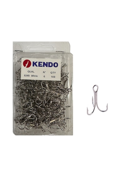 Kendo 8248 No:6 Nikel Üçlü İğne 100 Adet