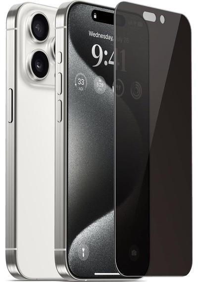 Apple Uyumlu   iPhone 15 Pro Max Gizliliği Koruma 3d Antistatik Hayalet Ekran Koruyucu