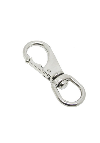 Fırdöndülü Karabina. Paslanmaz Krom. No 1 5/8"
