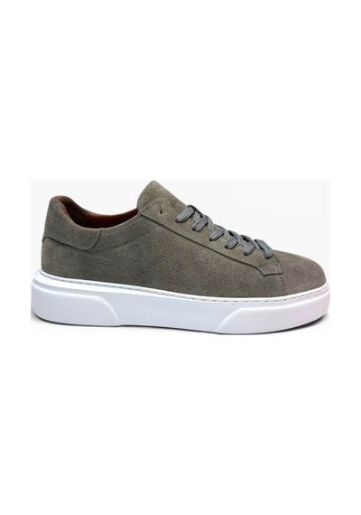 Brt Lf-050-26 Hakiki Süet Deri Anatomik Erkek Sneaker Gri