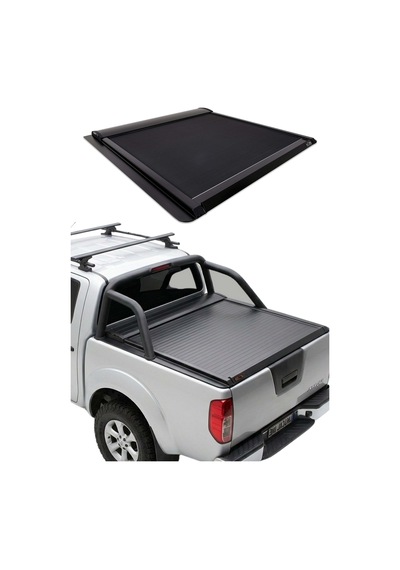 Ford Ranger 2011-2022 Uyumlu Araca Özel Omback Sürgülü Bagaj Kapama Siyah  İçin