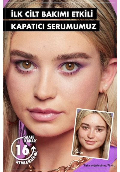 Telescopic Gold Maskara & Bare With Me 01 Kapatıcı Makyaj Seti & Matte Ink 15 Mini pktmaskkapatminiruj-10899 0