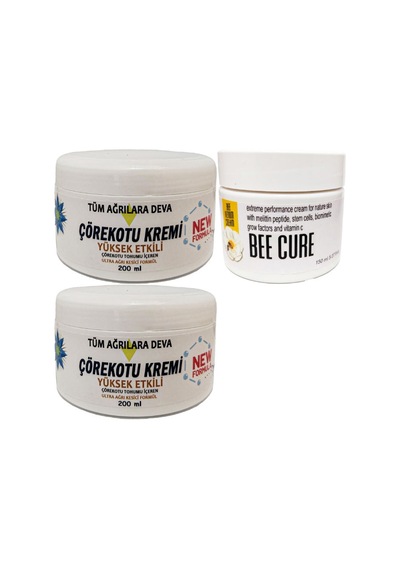 Çörek Otu Kremi White Box 2 Adet 200 Ml + Beecure Krem 150 Ml / Krem Seti