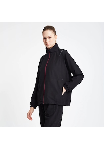 Lescon Kadın Fermuarlı Sweatshirt 24n-2140 24ntbs002140 Siyah
