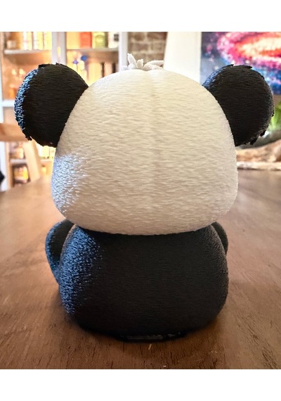 Kızgın Panda Figür Dikkat Çekici Dekoratif Biblo Masa & Raf Süsü Panda