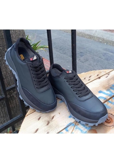 Marcomen 20386 Erkek Hakiki Deri Ultra Comfort Taban Outdoor Ayakkabı Siyah