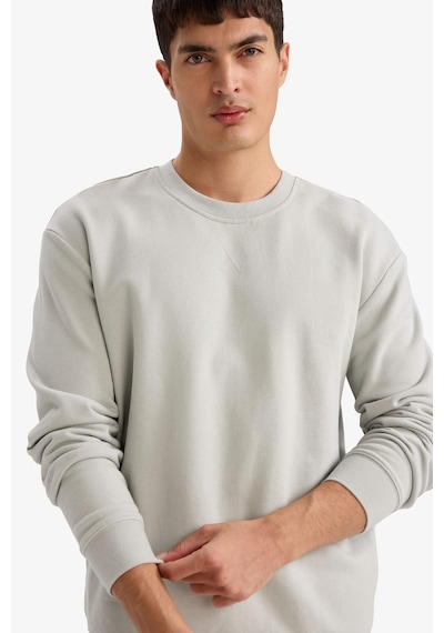Defacto %100 Pamuk Basic Sweatshirt E8339ax26spgn1255 Yeşil-gn1255