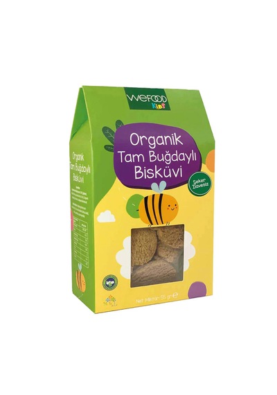 Wefood Kids Tam Buğdaylı Bisküvi 55 G