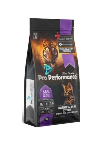 Pro Performance Ultra Premium Mother&baby Kuzu Etli Ve Pirinçli Anne Yavru Kedi Maması 2 Kg