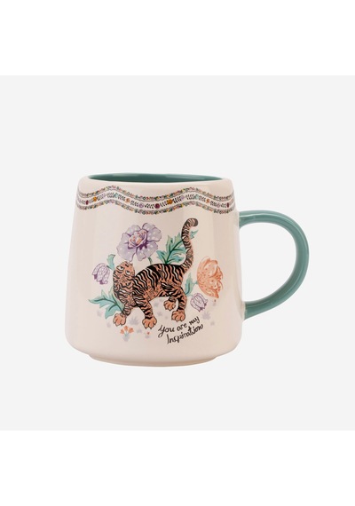 Ekru Stoneware Kupa 340 Ml