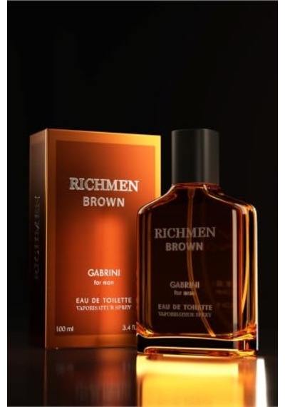 Richmen Brown Eau De Toilette, 100 Ml, Erkek Amber