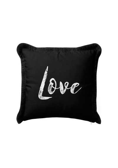Metallic Love Yazılı Saçaklı Yastık Kılıfı - Monokrom Modern Siyah Beyaz Püsküllü Kırlent Kılıfı Yağmur Koyu Bej Metallic Love Yazılı Saçaklı Yastık Kılıfı - Monokrom Modern Siyah Beyaz Püsküllü Kırlent Kılıfı Yağmur Koyu Bej