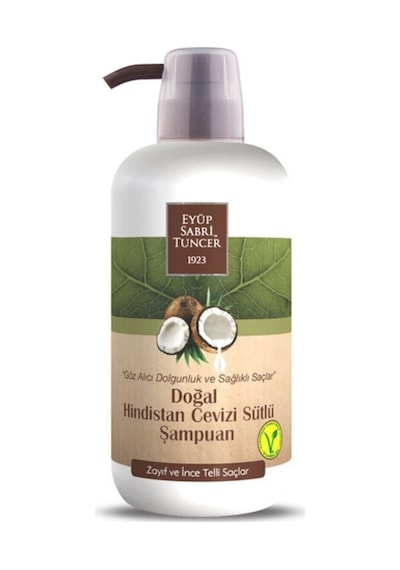 Doğal Hindistan Cevizi Sütlü Şampuan 600 Ml X 4 Adet Tüm Saçlar