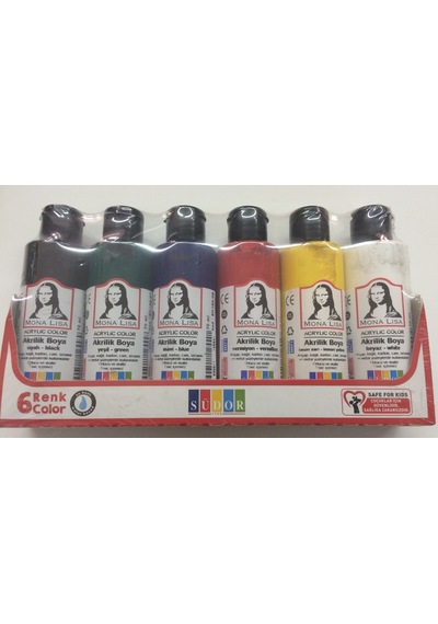 Monalisa Akrilik Boya 6X70 Ml Şişe Südor Marka