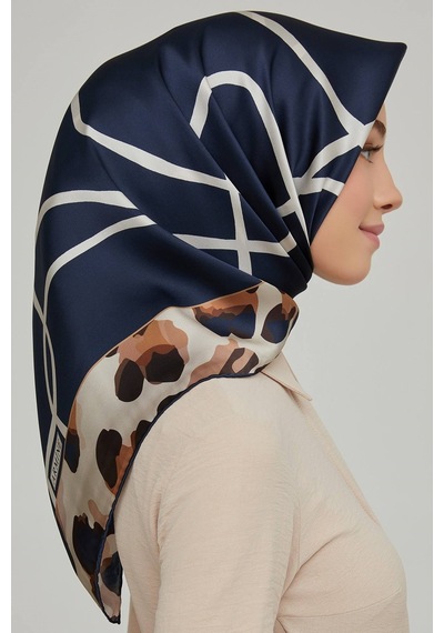 Armine Özel Nostalji Serisi Twill İpek Eşarp Modelleri 8653D-21