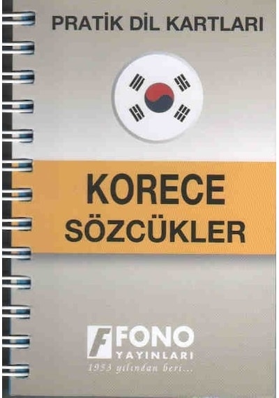 Pratik Dil Kartları-Korece Sözcükler- Fono Yayınları