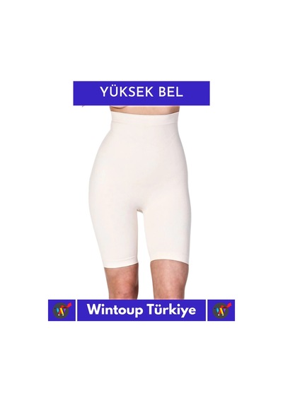Özel İz Göstermez Kaymaz Toparlayıcı Sıkılaştırıcı Etkili Kalça Popo Dikleştirici Yüksek Bel Korse Ten
