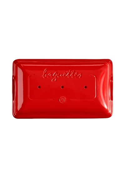 Emile Henry 3 Lü Baget Ekmek Kabı Dikdörtgen 39 X 23 Cm - Kırmızı Diğer