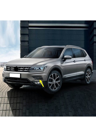 Vw Tiguan 16-20 Ön Tampon Sol Süs Kapağı Sensörlü Krom 5na854661