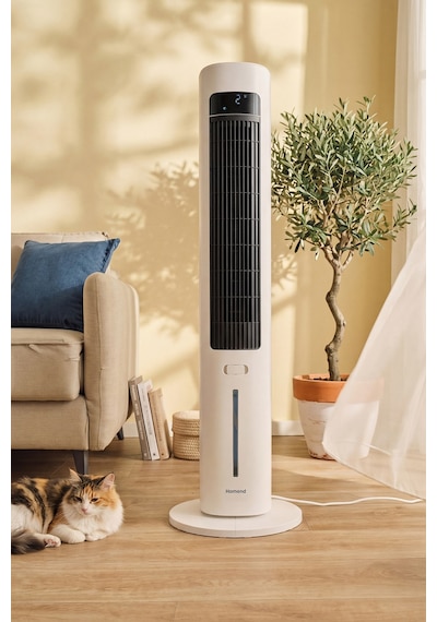 Homend Fanomen 9011H Uzaktan Kumandalı Soğuk Su & Buz Hazneli Kule Tipi Vantilatör 60W