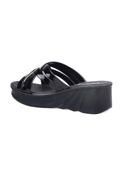 Voga 2104 Dolgu Topuk Comfort Casual Kadın Terliği