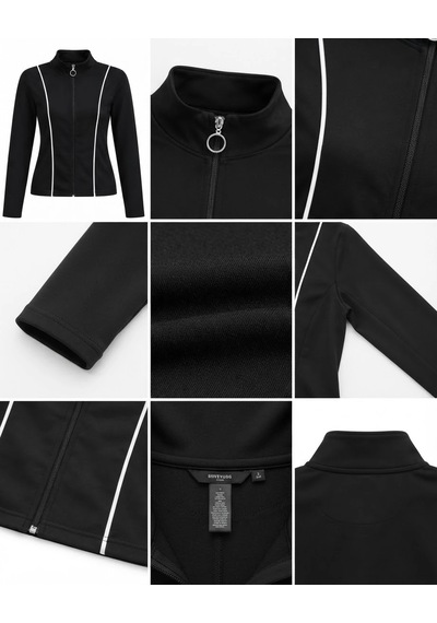 Nazzain Biye Detay Dar Kesim Sweatshirt Siyah