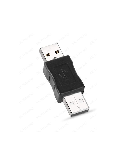 USB Erkek to USB Erkek M/M Cinsiyet Değiştirici Adaptör