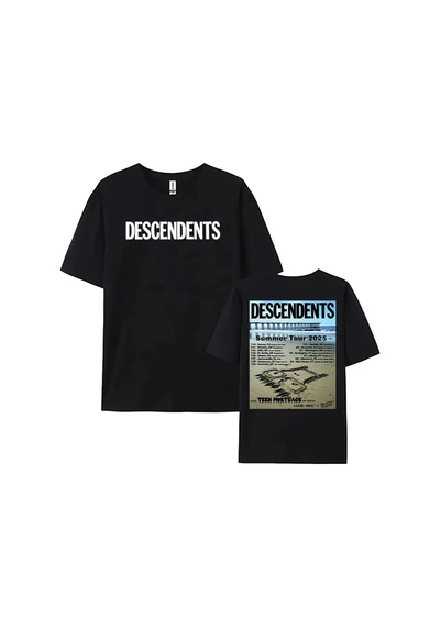 Startmore Beyaz Descendents Yaz Turu Yumuşak Leri Bant Baskı Siyah