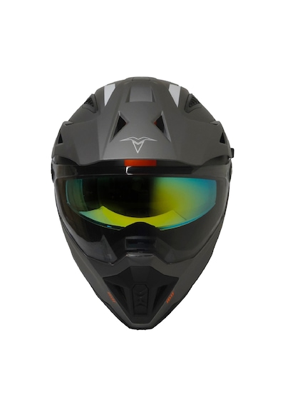 Motosiklet Cross Kask Enduro Full Face Touring Güneş Vizörlü Motorcu Kaskı Natura Çok Renkli