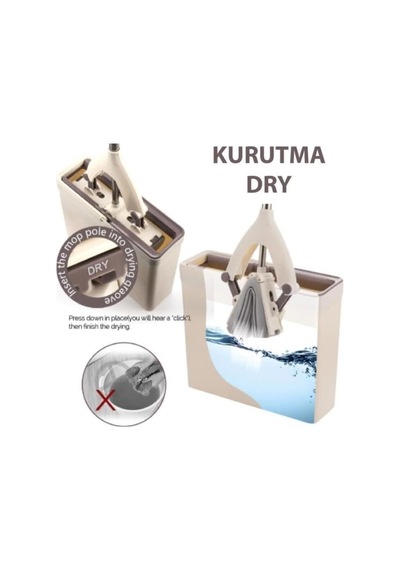 Sıkma Kovalı Süngerli Kelebek Mop+1 Yedek Sünger Başlık Ultra Arındırıcı Yeni Nesil Temizlik Se