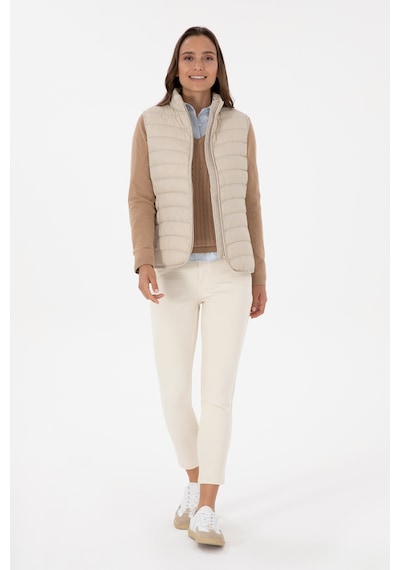 U.s. Polo Assn. Kadın Yelek Dokuma 50308083-vr256 İnci
