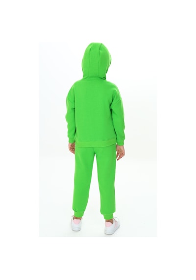 Toontoy Kids Toontoy Kız Çocuk Kapüşonlu Eşofman Takım Fıstık Yeşili