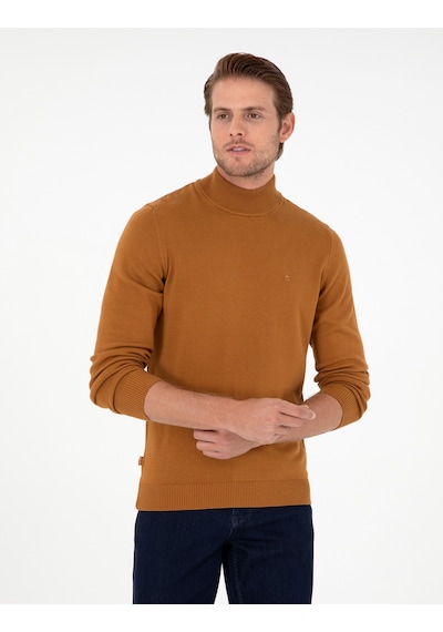 Pierre Cardin Erkek Kahverengi Kazak /triko 50296548-vr163 Kahverengi