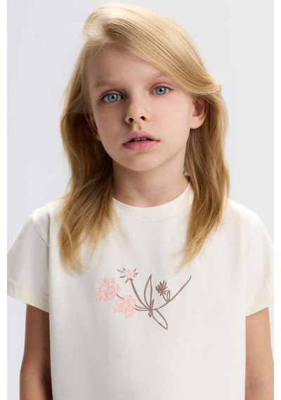 Xo Kids Kız Çocuk 3lü Kombin Takmı 4-8 Yaş Set0534 Pudra