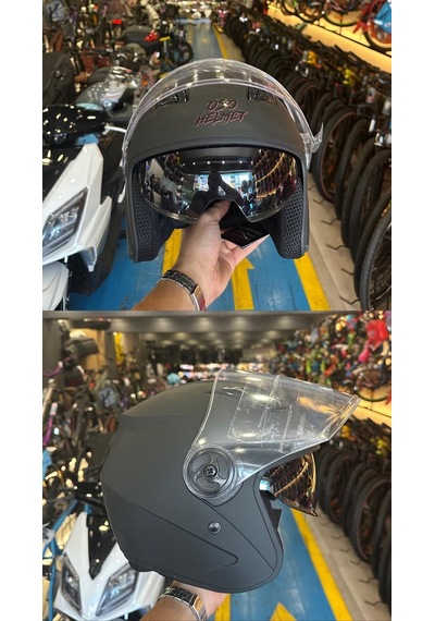 Kask Yazlık Model Siyah L Beden Cys888syhl