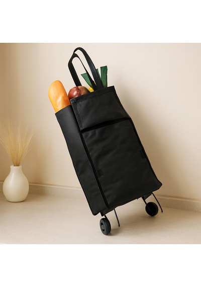 Katlanabilir Tekerlekli Pazar Arabası 75x35 Cm