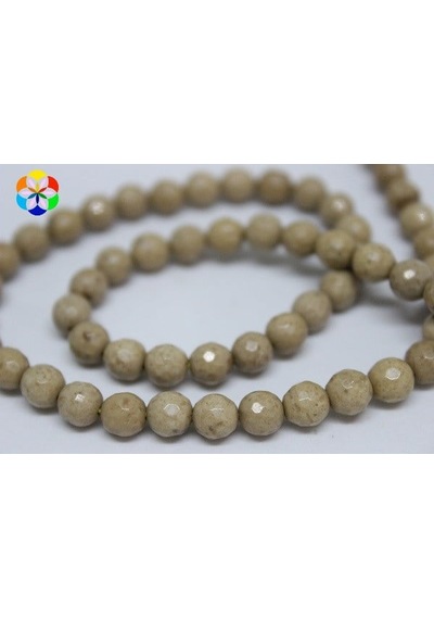 Jasper Taşı Faset Kesim Dizi 6Mm (9888)