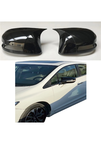 Honda Civic Fb7 Yarasa Ayna Kapağı Batman Pianoblack Parlak Siyah