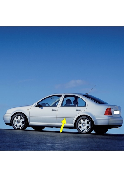 Vw Bora 1999-2005 Sol Arka Kapı Çıtası Boyanır Tip 1j4853753b