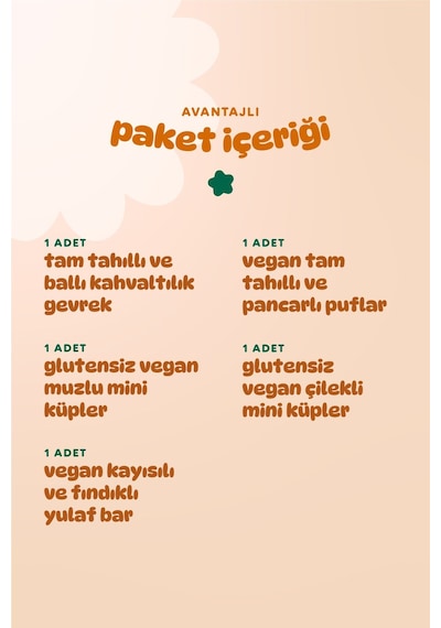 Hummorganic Organik Kahvatlı & Ara Öğün Atıştırmalık Paketi - 5 Adet (5 çeşit)
