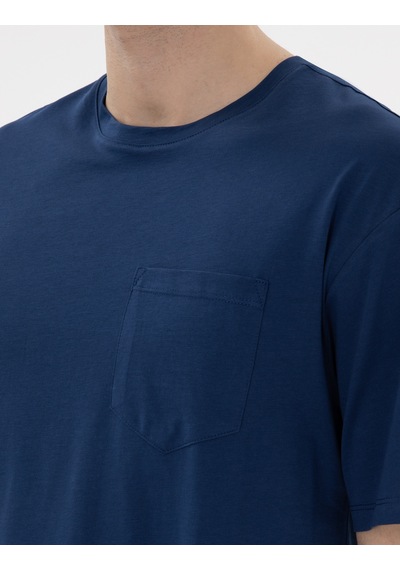 Pierre Cardin Erkek Açık Lacivert Tişört Basic 50306991-vr059 Açık Lacivert