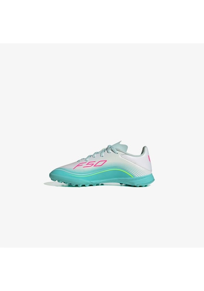 Adidas F50 Messi League Çocuk Beyaz Halı Saha Kramponu Jq0944