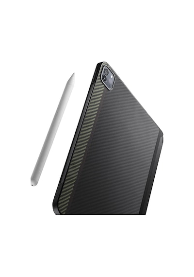 Apple Uyumlu iPad  Pro 11 2020 2.nesil Kılıf Aramid Fiber Pitaka Ultra-slim Classic Serisi Siyah-yeşil