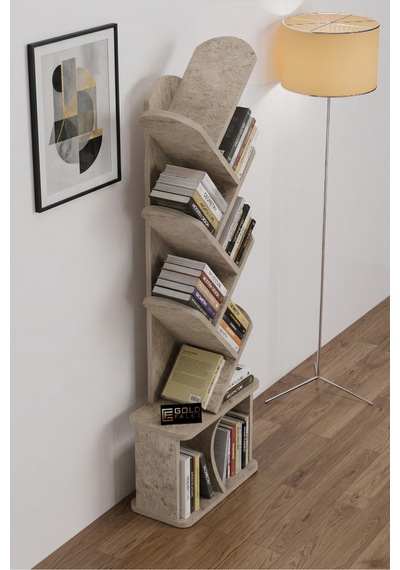 Reyo Falez 10 Raflı Kitaplık Modern Dekoratif Kitap Rafı Çok Katlı Kitap Standı Salon Ofis Organizer 7062 Traverten Reyo Falez 10 Raflı Kitaplık Modern Dekoratif Kitap Rafı Çok Katlı Kitap Standı Salon Ofis Organizer 7062 Traverten