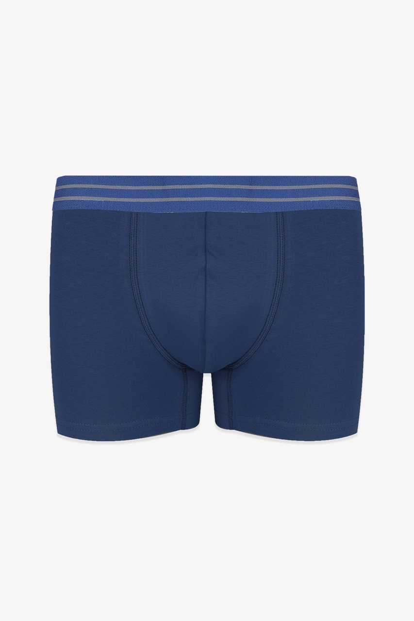 Koza İç Giyim Erkek 2'li Pamuklu Likralı Boxer Ko9003bx.02 İndigo