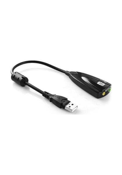 Midex K1 7.1 Mini Usb 3.5 Girişli Ses Kartı Siyah
