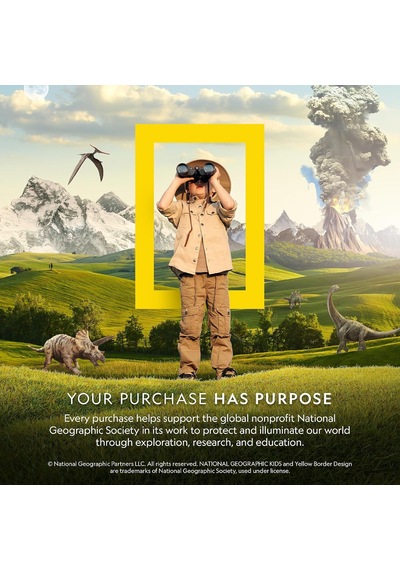 Çocuklar İçin National Geographic Junior Mikroskopu - Kit 250 Kata Kadar Büyütme Elde Taşınabilir Mini Ataşman İ