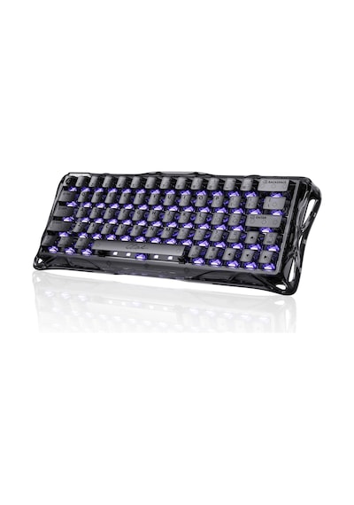 Gravastar Mercury V60 Manyetik Switch Gaming Klavye, Kablolu, İngilizce Q, Onyx Crystal