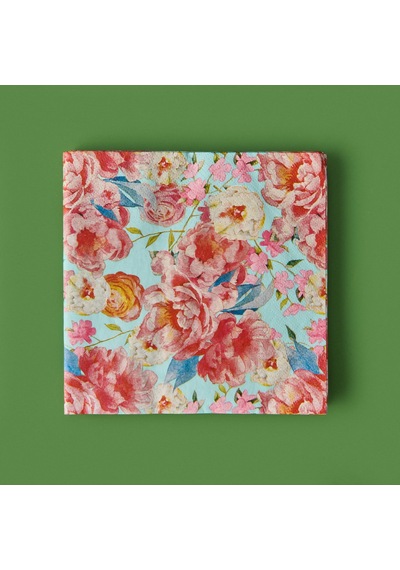 Excellentt Houseware 16'lı Kağıt Peçete - Asorti - 33x33 Cm Renkli