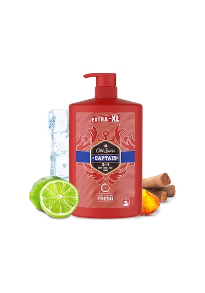 Old Spice Captain Erkekler İçin Duş Jeli Ve Şampuan 1 L